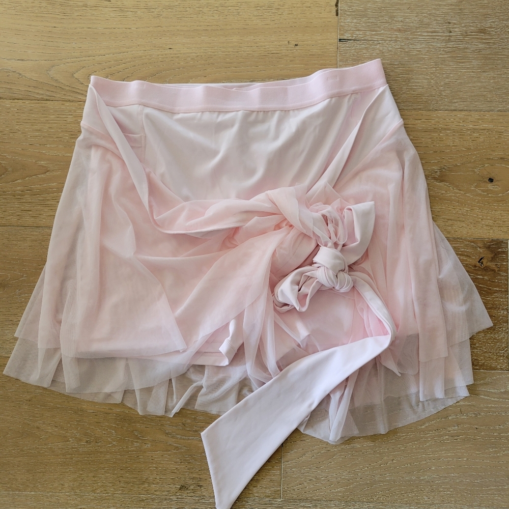 Popflex Juliet Wrap Skort Women's 1X Tutu Pink Ballet Performance Active Pockets